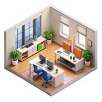Beautiful High Quality 3d Isometric View Image Isolated on Transparent Background png