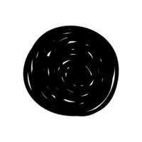 Grunge circle stamp. Round stamp isolated on white background. For grunge badge, seal, ink and stamp design template vector