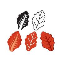 Kimchi icon set. Korean food kimchi symbol for ui designs. vector