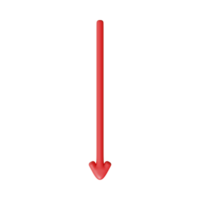 Red Arrow. 3d Red Arrow. 3D Red arrow In Different Style and shapes png
