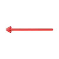 Red Arrow. 3d Red Arrow. 3D Red arrow In Different Style and shapes png