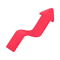Red Arrow. 3d Red Arrow. 3D Red arrow In Different Style and shapes png
