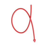 Red Arrow. 3d Red Arrow. 3D Red arrow In Different Style and shapes png