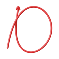 Red Arrow. 3d Red Arrow. 3D Red arrow In Different Style and shapes png