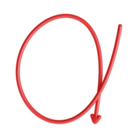 Red Arrow. 3d Red Arrow. 3D Red arrow In Different Style and shapes png
