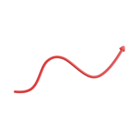 Red Arrow. 3d Red Arrow. 3D Red arrow In Different Style and shapes png