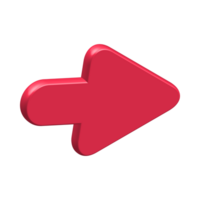 Red Arrow. 3d Red Arrow. 3D Red arrow In Different Style and shapes png