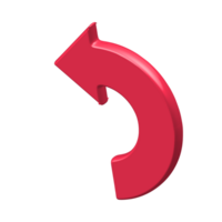 Red Arrow. 3d Red Arrow. 3D Red arrow In Different Style and shapes png