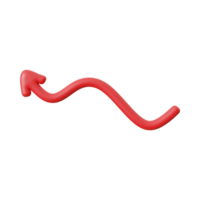 Red Arrow. 3d Red Arrow. 3D Red arrow In Different Style and shapes png