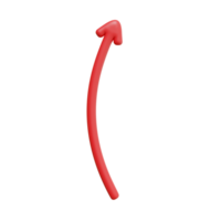 Red Arrow. 3d Red Arrow. 3D Red arrow In Different Style and shapes png