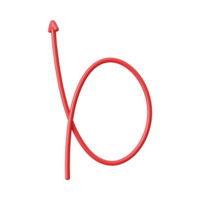 Red Arrow. 3d Red Arrow. 3D Red arrow In Different Style and shapes png