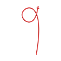 Red Arrow. 3d Red Arrow. 3D Red arrow In Different Style and shapes png