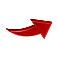 Red Arrow. 3d Red Arrow. 3D Red arrow In Different Style and shapes png