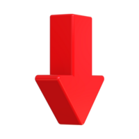 Red Arrow. 3d Red Arrow. 3D Red arrow In Different Style and shapes png