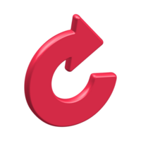 Red Arrow. 3d Red Arrow. 3D Red arrow In Different Style and shapes png