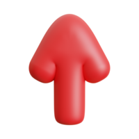 Red Arrow. 3d Red Arrow. 3D Red arrow In Different Style and shapes png