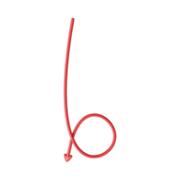 Red Arrow. 3d Red Arrow. 3D Red arrow In Different Style and shapes png