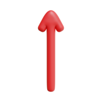Red Arrow. 3d Red Arrow. 3D Red arrow In Different Style and shapes png