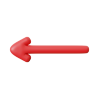 Red Arrow. 3d Red Arrow. 3D Red arrow In Different Style and shapes png