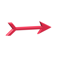 Red Arrow. 3d Red Arrow. 3D Red arrow In Different Style and shapes png
