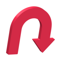 Red Arrow. 3d Red Arrow. 3D Red arrow In Different Style and shapes png