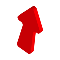 Red Arrow. 3d Red Arrow. 3D Red arrow In Different Style and shapes png