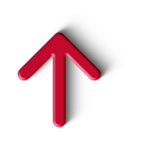 Red Arrow. 3d Red Arrow. 3D Red arrow In Different Style and shapes png