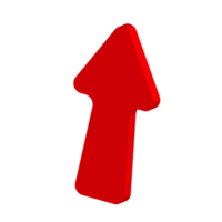 Red Arrow. 3d Red Arrow. 3D Red arrow In Different Style and shapes png