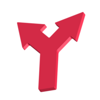 Red Arrow. 3d Red Arrow. 3D Red arrow In Different Style and shapes png