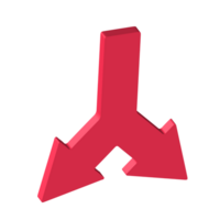 Red Arrow. 3d Red Arrow. 3D Red arrow In Different Style and shapes png
