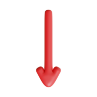 Red Arrow. 3d Red Arrow. 3D Red arrow In Different Style and shapes png