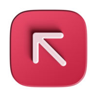 Red Arrow. 3d Red Arrow. 3D Red arrow In Different Style and shapes png