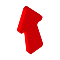 Red Arrow. 3d Red Arrow. 3D Red arrow In Different Style and shapes png
