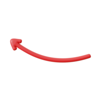 Red Arrow. 3d Red Arrow. 3D Red arrow In Different Style and shapes png