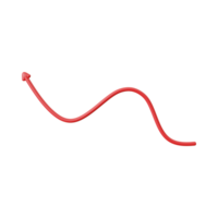 Red Arrow. 3d Red Arrow. 3D Red arrow In Different Style and shapes png