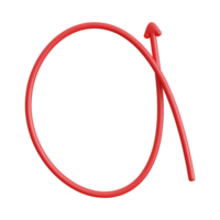 Red Arrow. 3d Red Arrow. 3D Red arrow In Different Style and shapes png