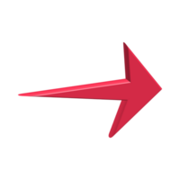 Red Arrow. 3d Red Arrow. 3D Red arrow In Different Style and shapes png