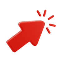 Red Arrow. 3d Red Arrow. 3D Red arrow In Different Style and shapes png