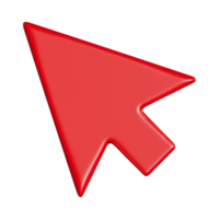 Red Arrow. 3d Red Arrow. 3D Red arrow In Different Style and shapes png