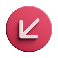 Red Arrow. 3d Red Arrow. 3D Red arrow In Different Style and shapes png