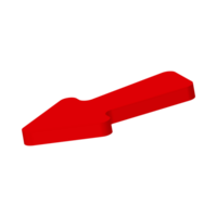 Red Arrow. 3d Red Arrow. 3D Red arrow In Different Style and shapes png