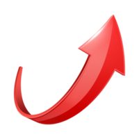 Red Arrow. 3d Red Arrow. 3D Red arrow In Different Style and shapes png