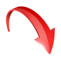 Red Arrow. 3d Red Arrow. 3D Red arrow In Different Style and shapes png