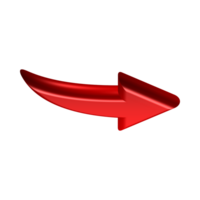 Red Arrow. 3d Red Arrow. 3D Red arrow In Different Style and shapes png