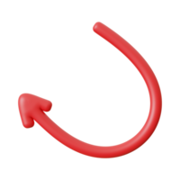 Red Arrow. 3d Red Arrow. 3D Red arrow In Different Style and shapes png
