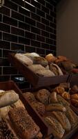 Assorted Bread Display Case video