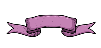 Sketch banner ribbon engraved old labels png