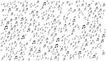 Musical notes icon, melody icon, tune icon song symbol illustration. vector