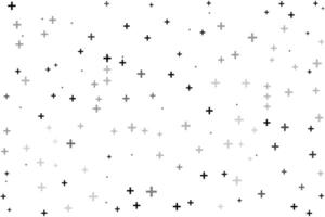 Plus symbols of different sizes and opacity seamless background pattern illustration. vector
