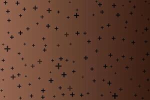 WebPlus symbols of different sizes and opacity seamless background pattern illustration. vector